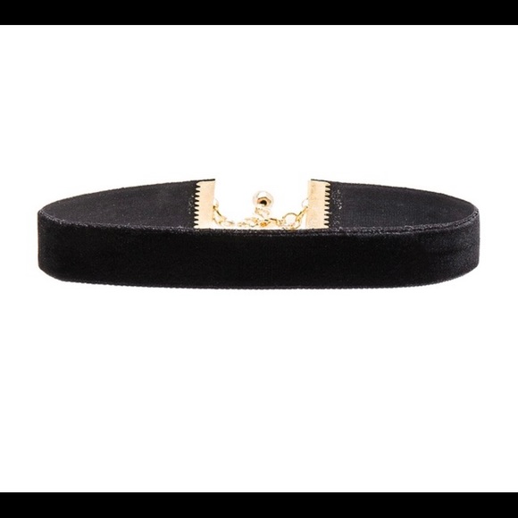 Vanessa Mooney Black Velvet Choker Necklace - Picture 1 of 4